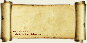 Jelisaveta Perović vizit kartica